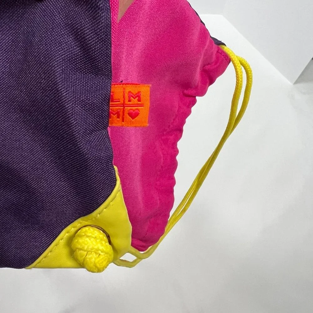 Drawstring bag‎ by Little Missed Matched star and heart sequin for girls